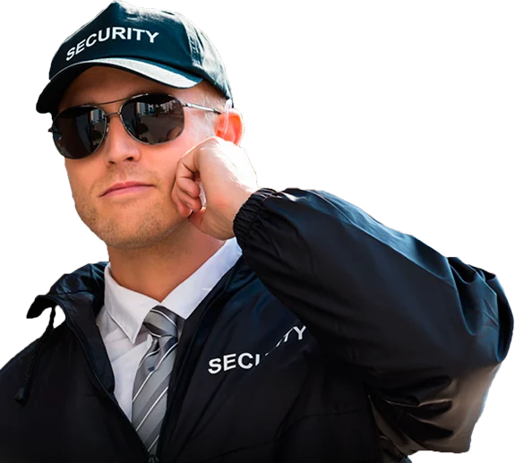 Security consultant with a tablet