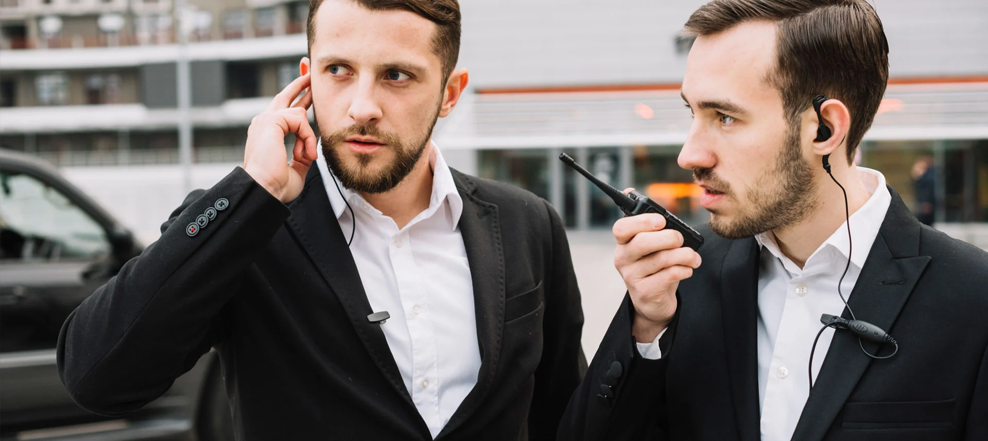 Security professionals at work